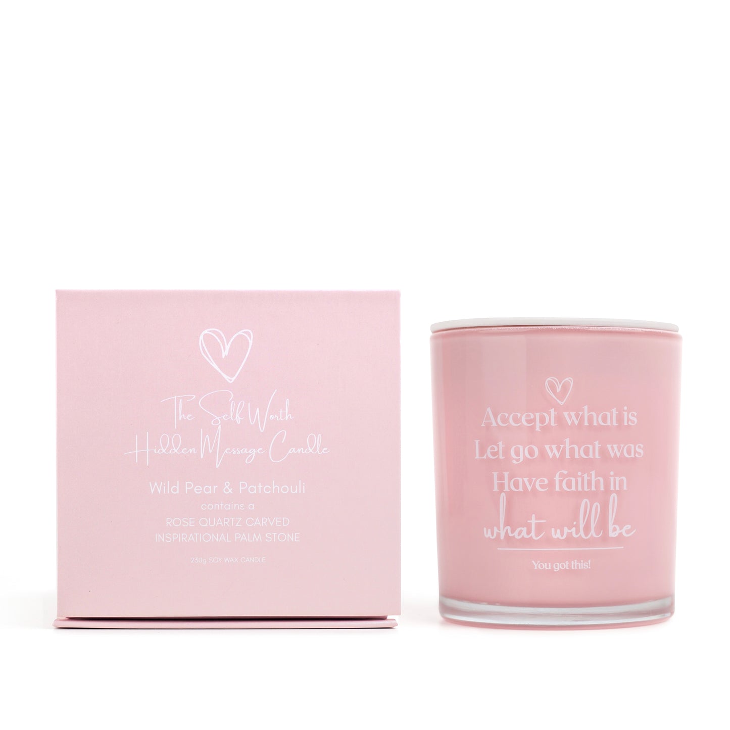 Self Worth 'Secret' Hidden Message Candle