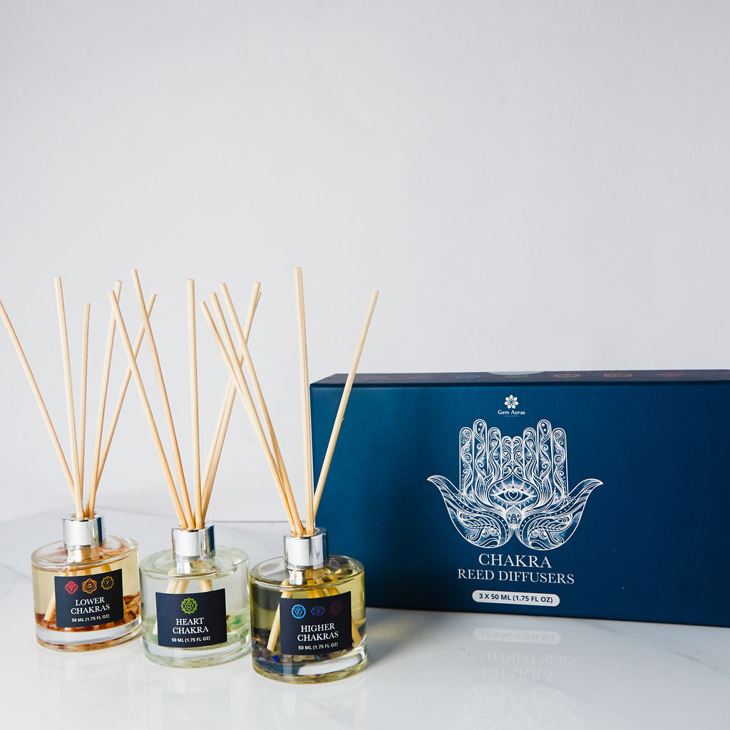 Chakra Reed Diffusers- Set of 3