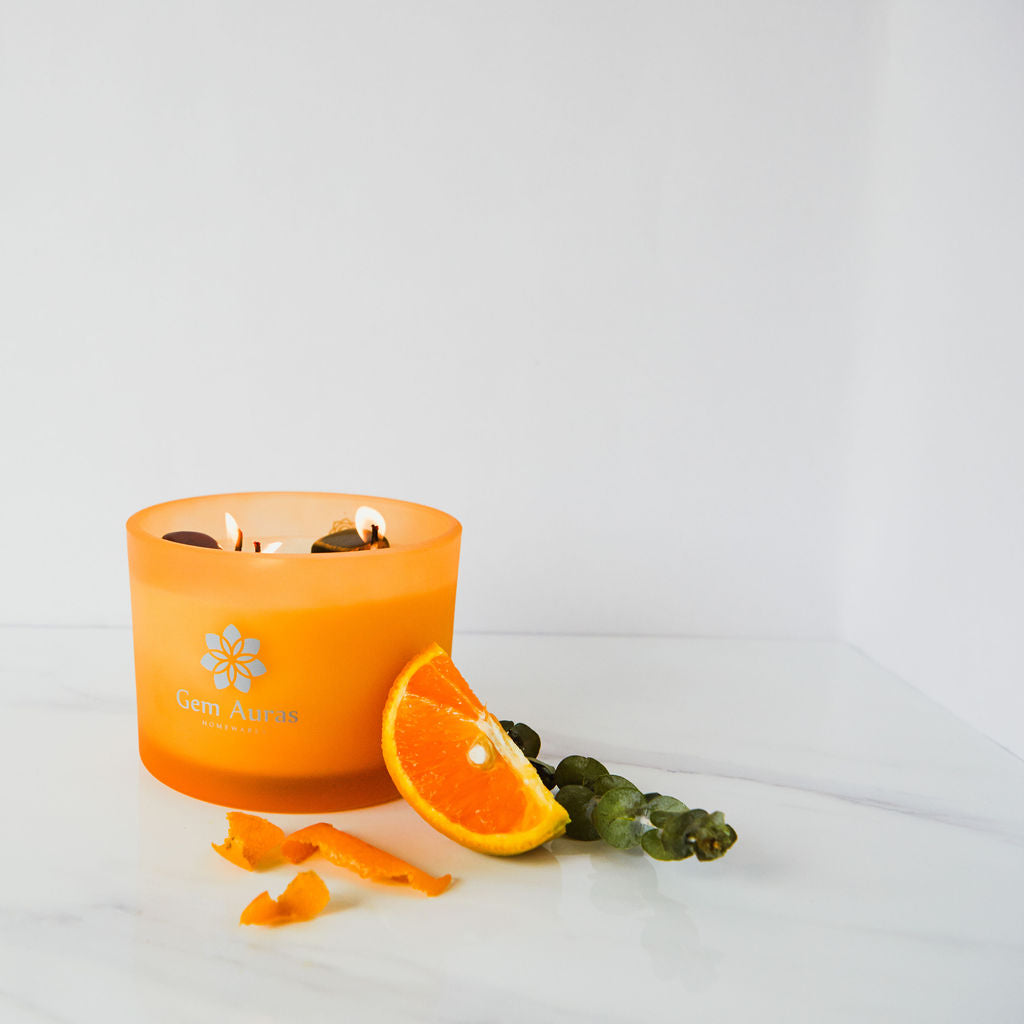 Chakra Candle - Sacral & Solar Plexus