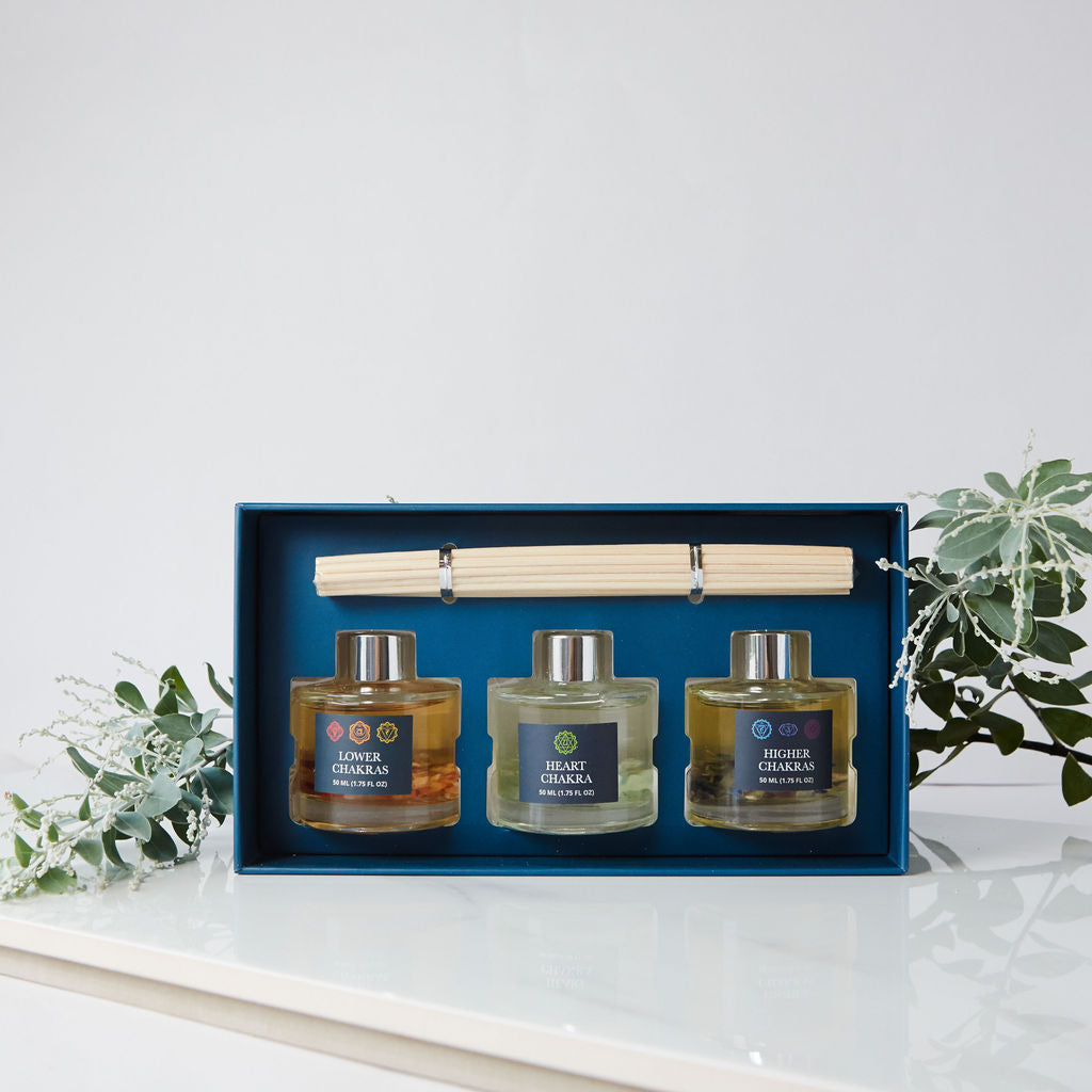 Chakra Reed Diffusers- Set of 3