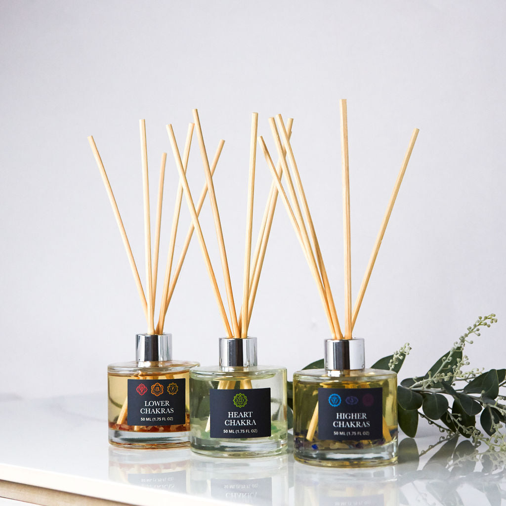 Chakra Reed Diffusers- Set of 3