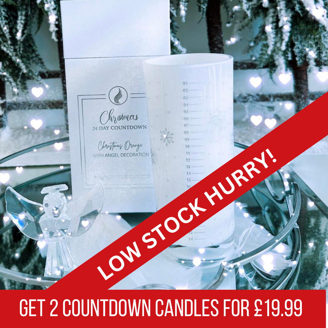 Angel Package 2 - Get 2 Countdown Candles with Hanging Tree Decorations SAVE 60%