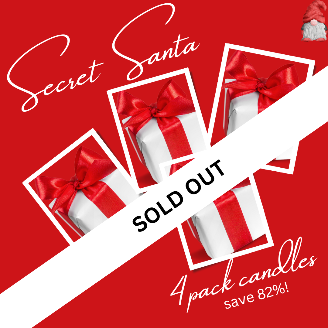 SECRET SANTA CANDLE PACKAGE (4 Candles)